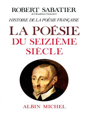 cover image of Histoire de la poésie française--tome 2